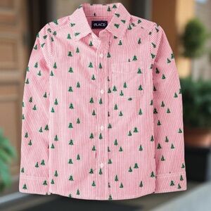 🔥🔥Boys Long Sleeve Button Up Shirt